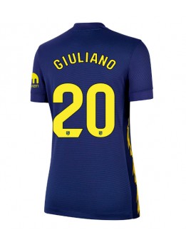 Billige Atletico Madrid Giuliano Simeone #20 Bortedrakt Dame 2025-26 Kortermet